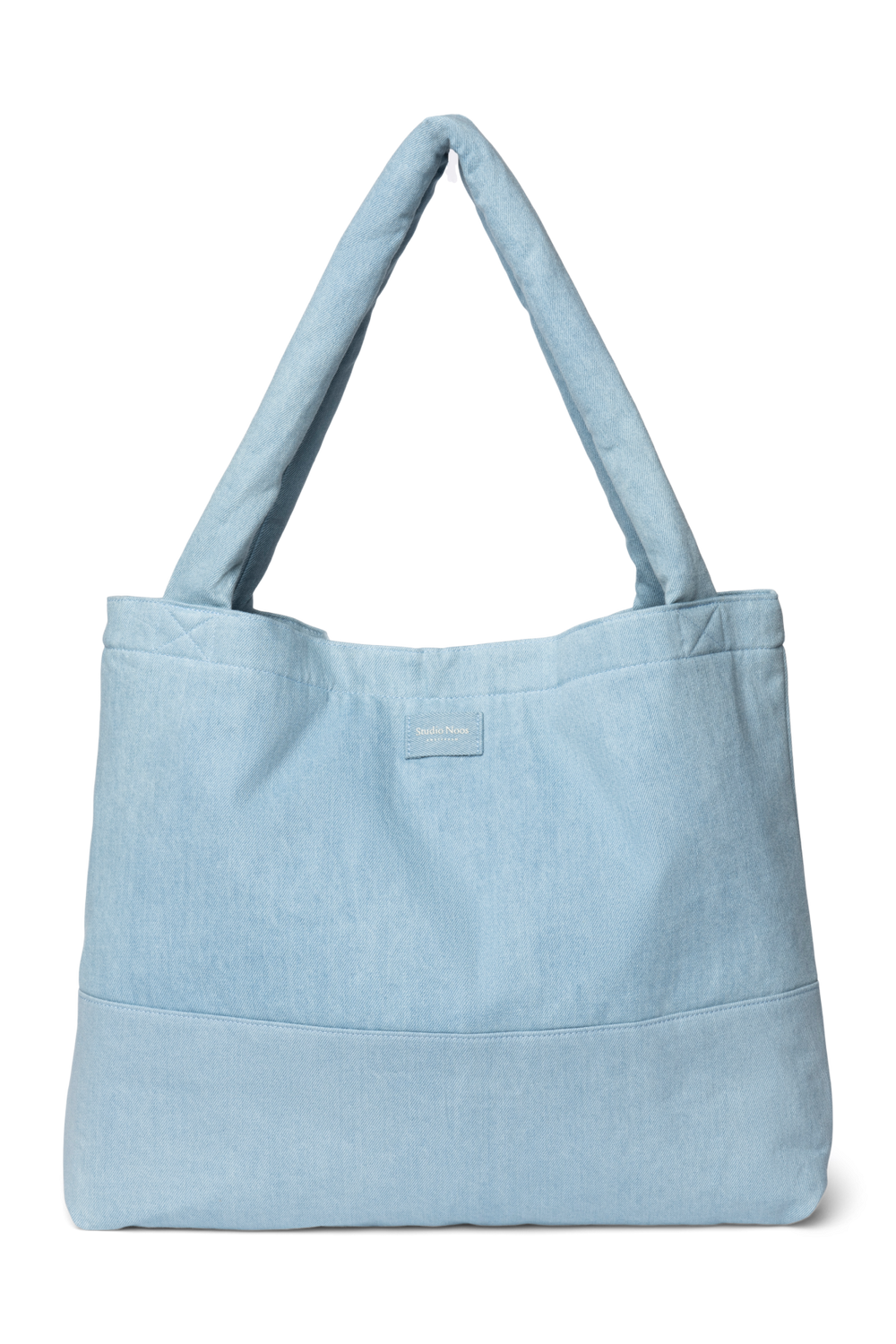 Denim Solid Mom Bag