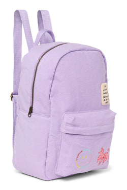 Cotton Midi Backpack | Lilac