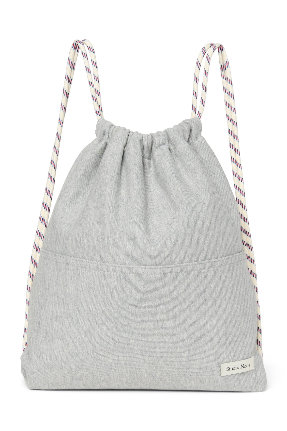 Grau melierte Jersey-Sporttasche