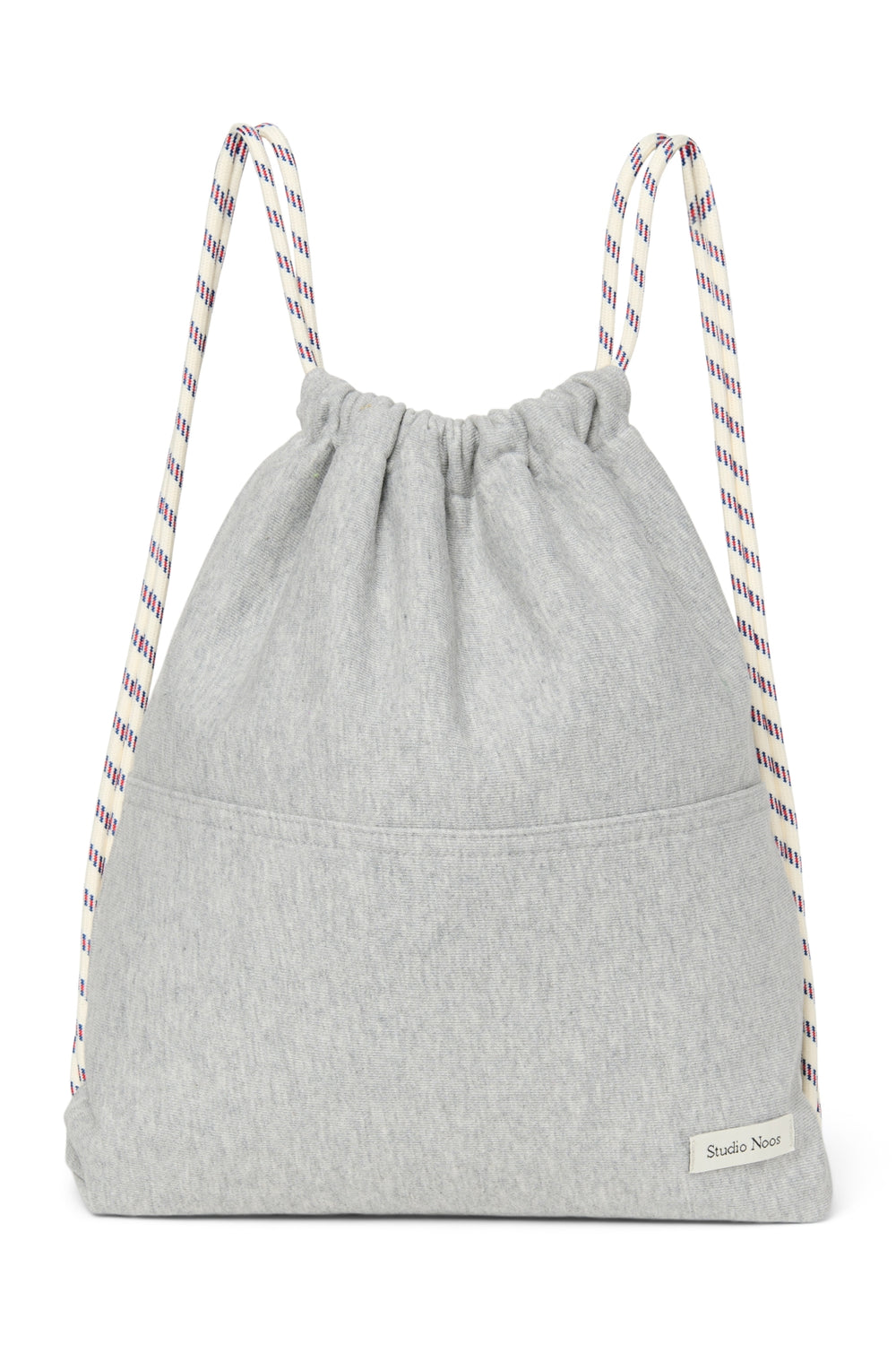 Grau melierte Jersey-Sporttasche