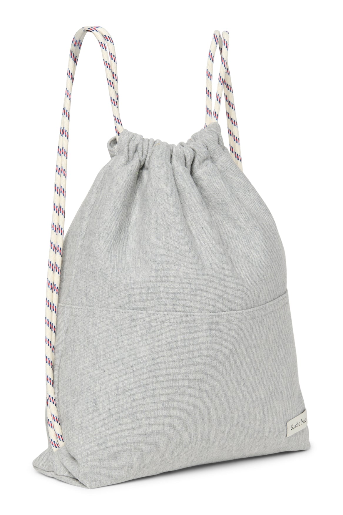 Grau melierte Jersey-Sporttasche