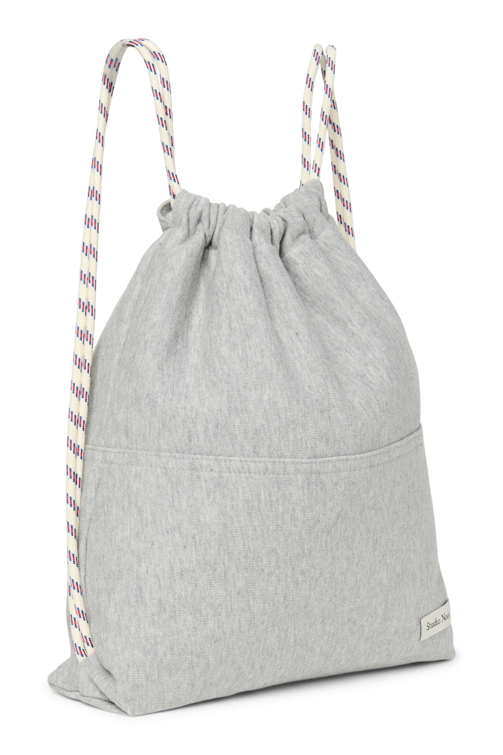 Grau melierte Jersey-Sporttasche