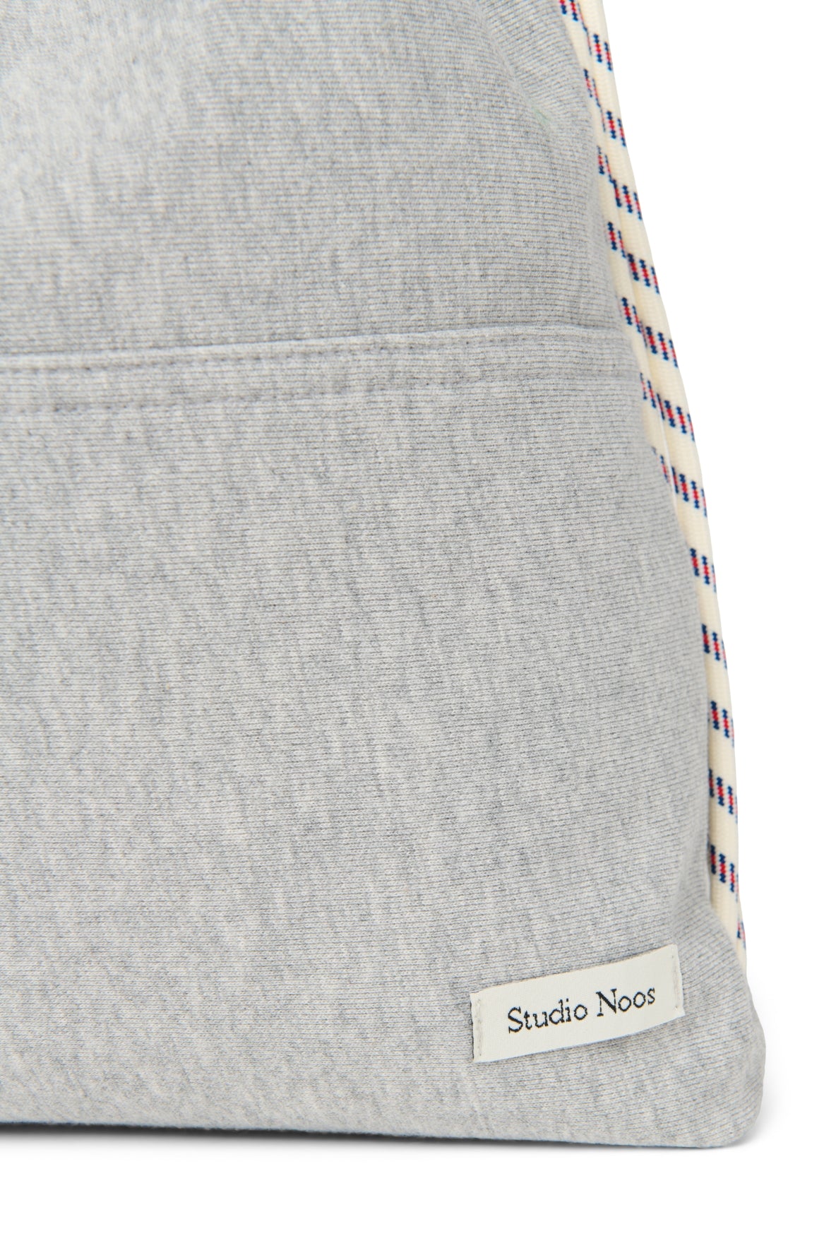 Grau melierte Jersey-Sporttasche