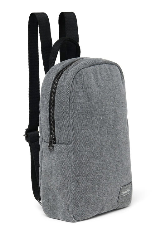 Denim Mini-Rucksack | Grauer