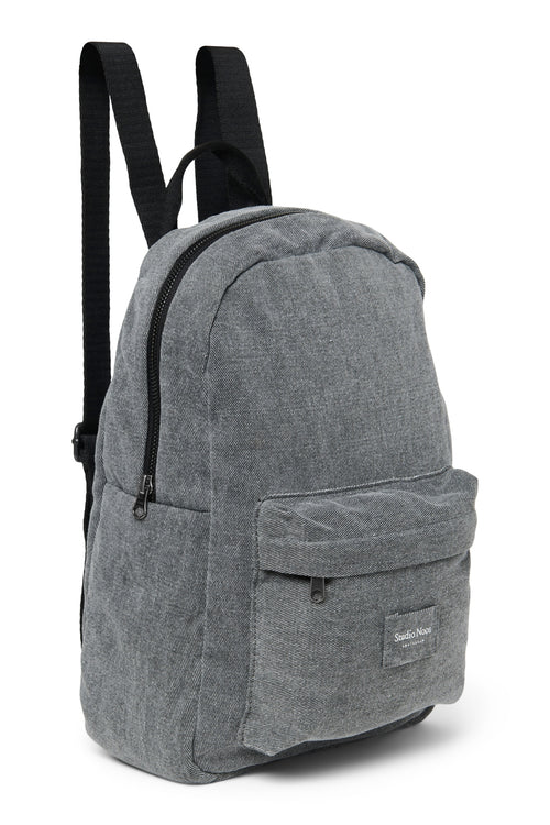 Denim Midi-Rucksack | Grauer