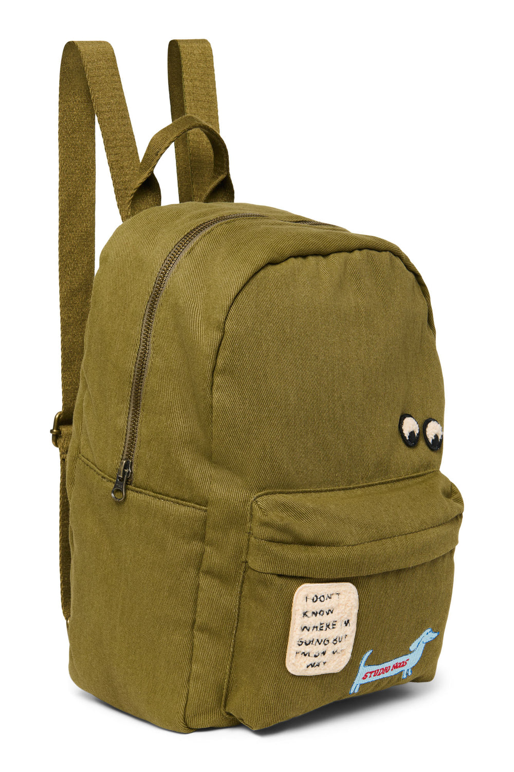 Cotton Midi Backpack | Green