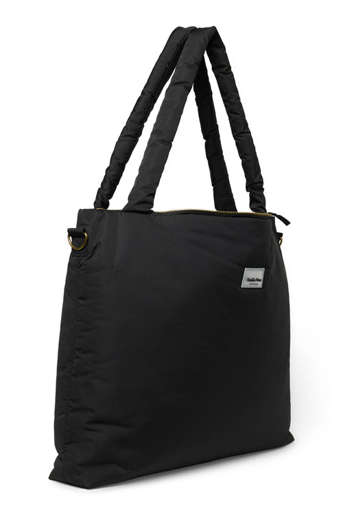 Puffy-Wickeltasche | Schwarze