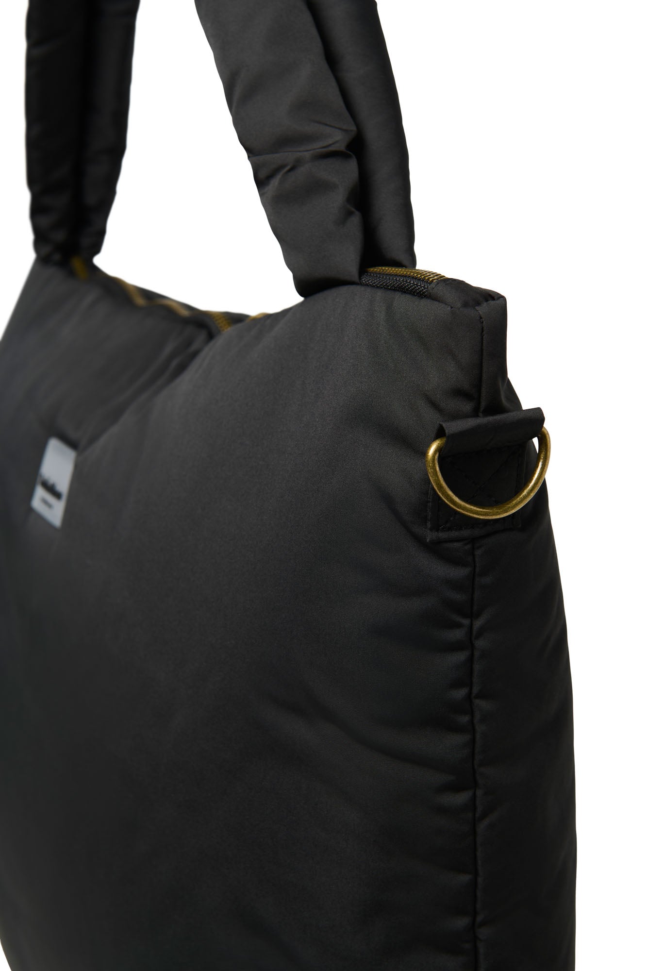 Puffy-Wickeltasche | Schwarze