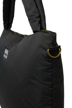 Puffy-Wickeltasche | Schwarze