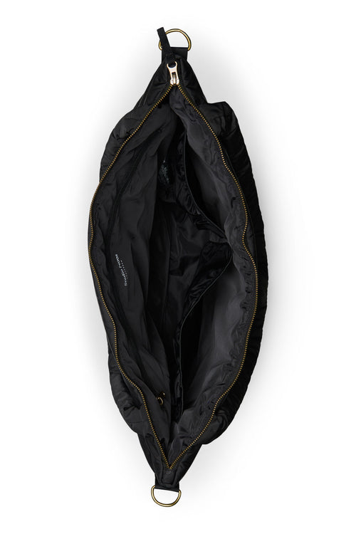 Puffy-Wickeltasche | Schwarze