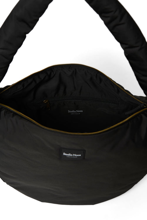 Puffy-Umhängetasche | Schwarze