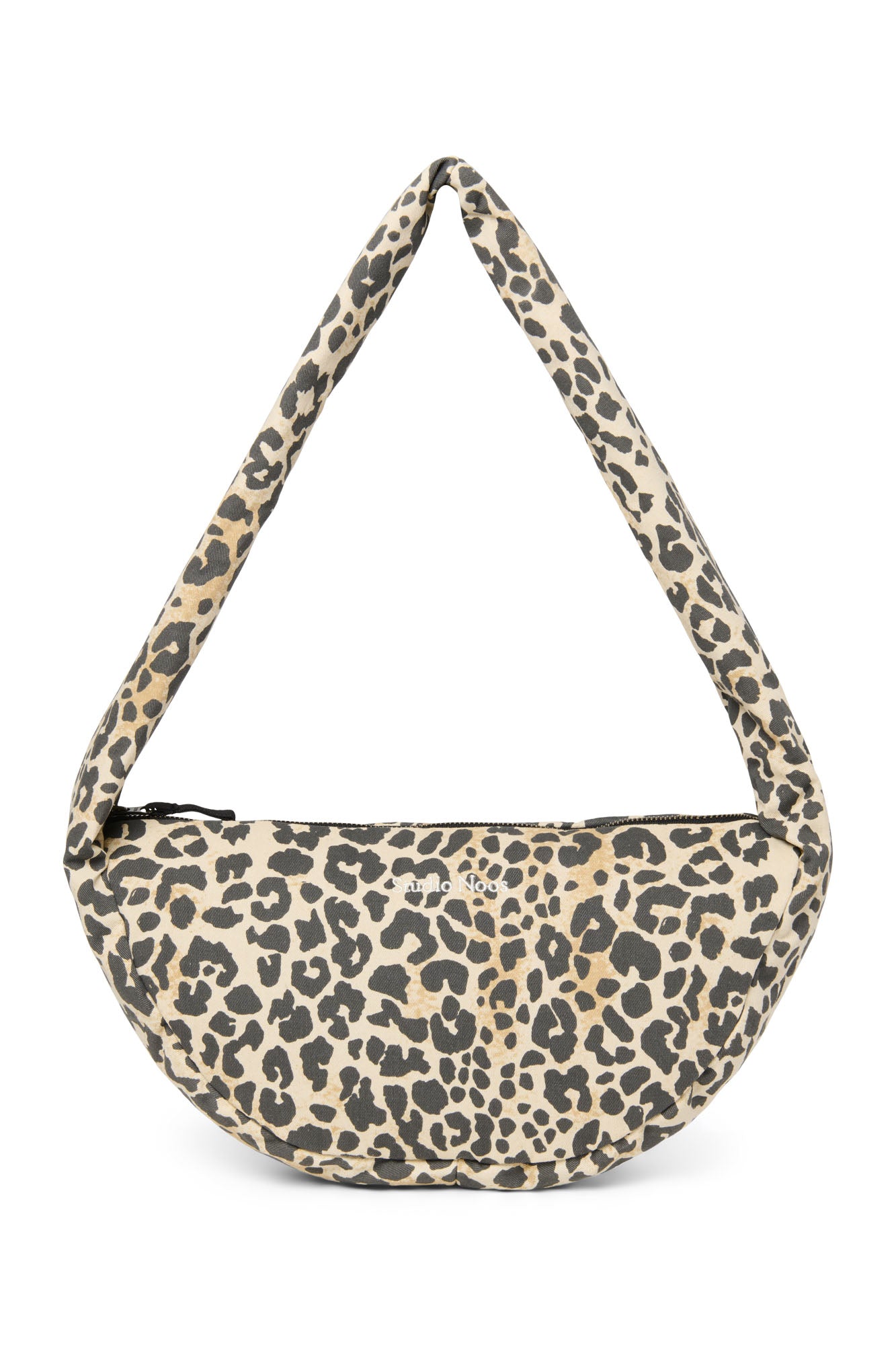 Soft Cotton Mini Cross Body Bag | Leopard