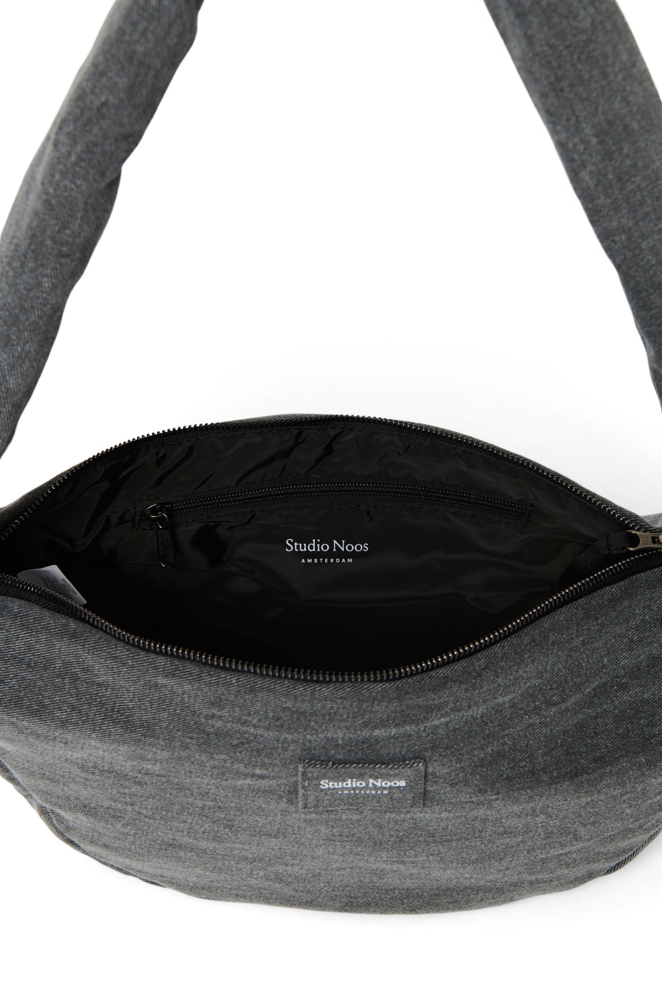 Denim Mini Cross Body Bag | Grey