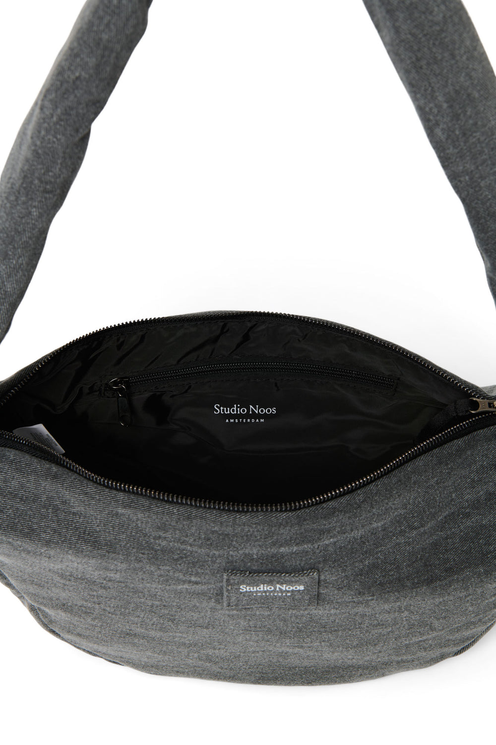 Denim Mini Cross Body Bag | Grey