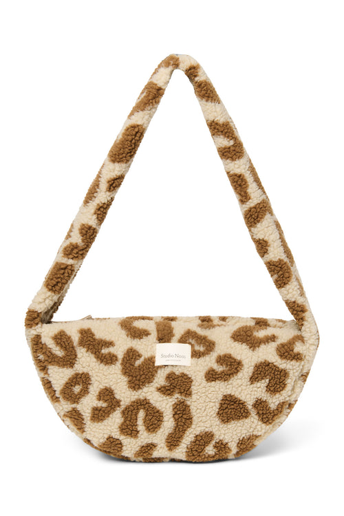 Leopard Teddy Mini-Umhängetasche