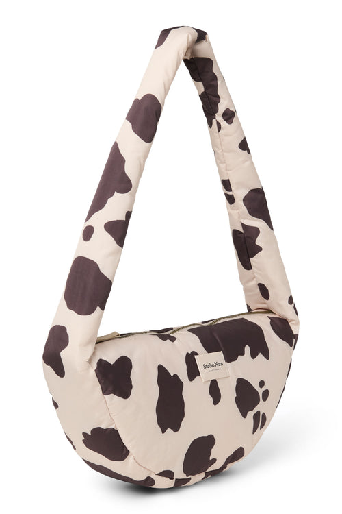 Holy Cow Brownish Puffy Mini-Umhängetasche