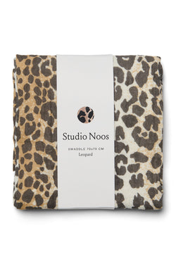 Mittlere Musselintücher mit Leopard-Muster