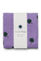 Mittlere Wickeldecke mit Lila Kleeblatt-Muster