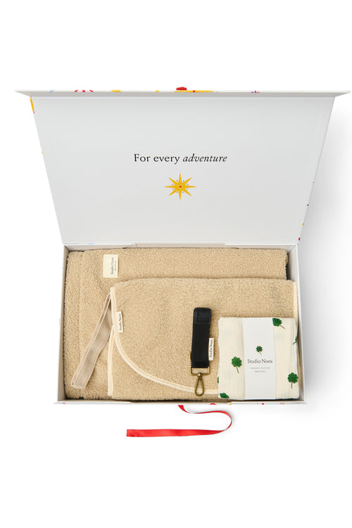 Teddy Ecru Geschenkset Für Eltern Unterwegs