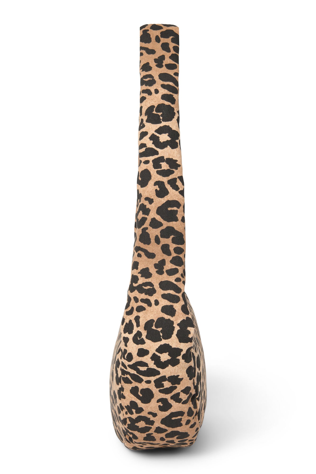 Brown Leopard Cotton Mini-Umhängetasche