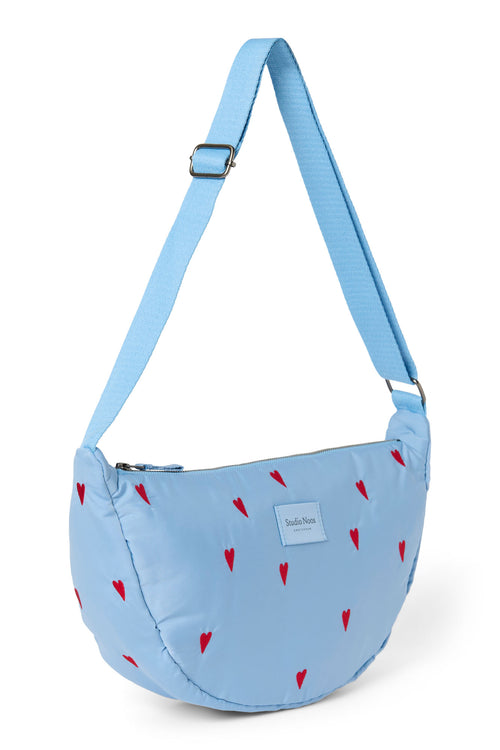 Hellblaue Hearts Puffy Adult-Gürteltasche