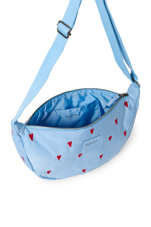 Hellblaue Hearts Puffy Adult-Gürteltasche