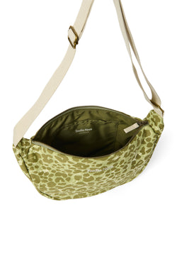 Green Leopard Cotton Adult-Gürteltasche