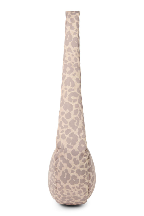 Puffy Mini-Umhängetasche | Beige Leopard