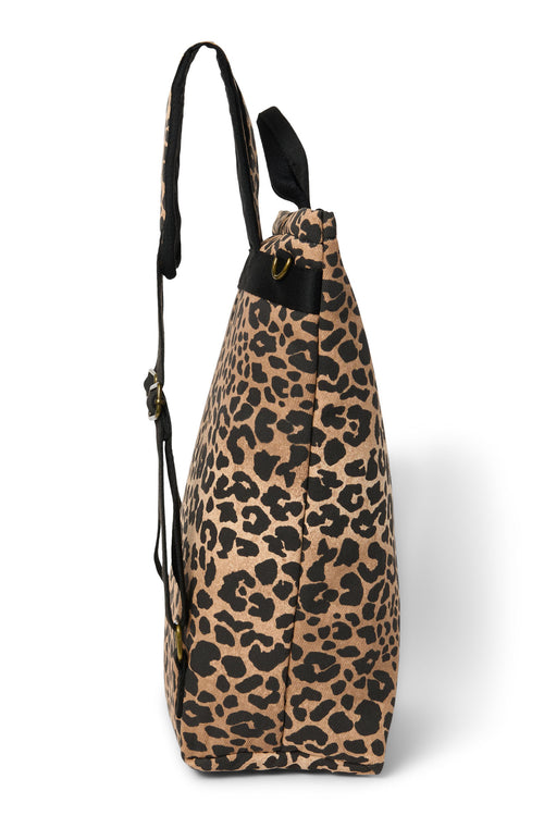 Brown Leopard Cotton Adult-Rucksack