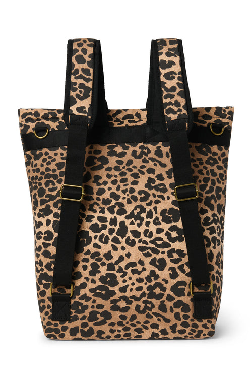 Brown Leopard Cotton Adult-Rucksack