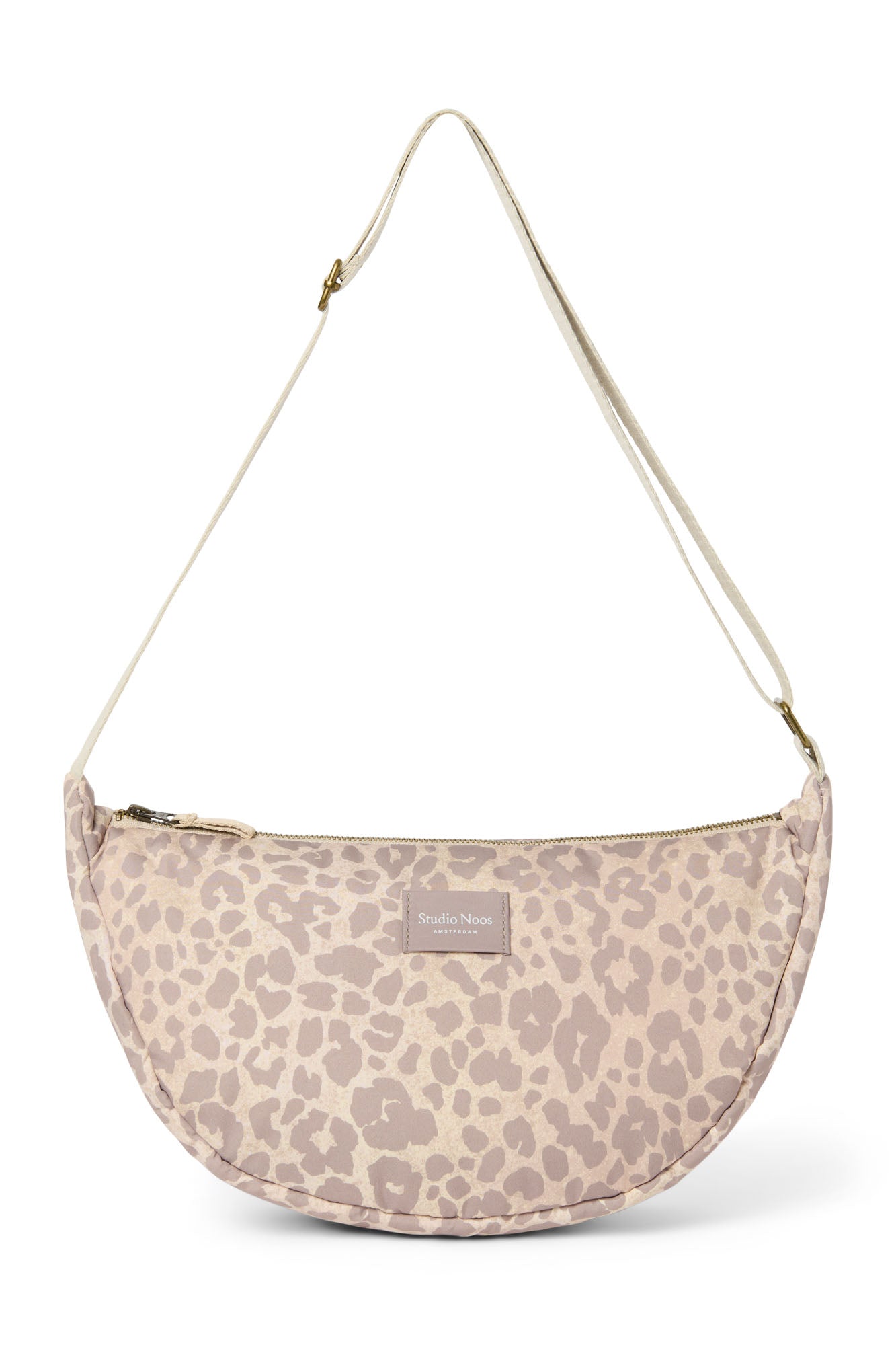 Puffy Adult-Gürteltasche  | Beige Leopard