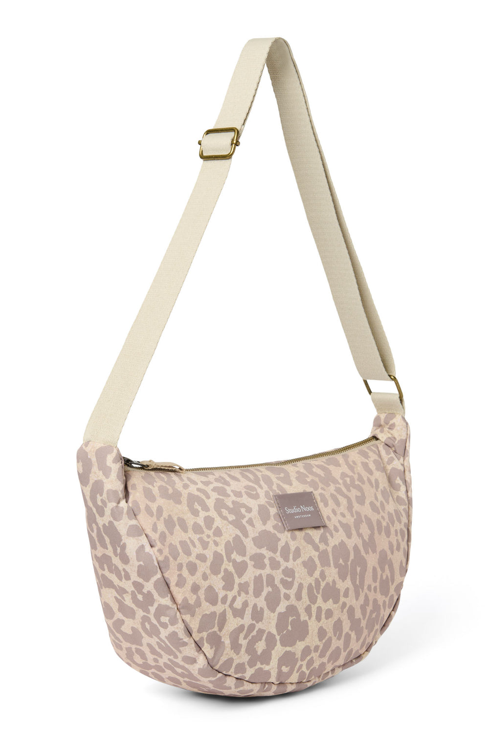 Puffy Adult-Gürteltasche  | Beige Leopard