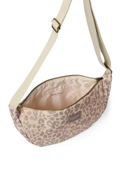 Puffy Adult-Gürteltasche  | Beige Leopard