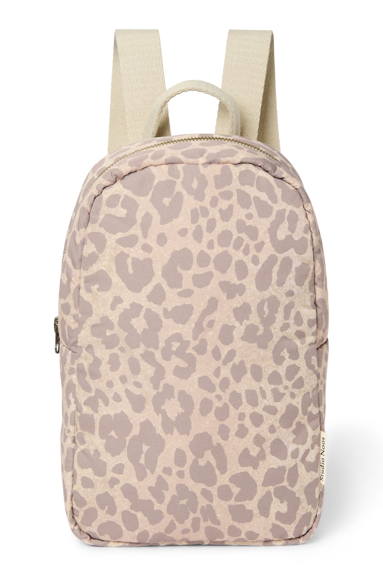 Puffy Mini-Rucksack | Beige Leopard 