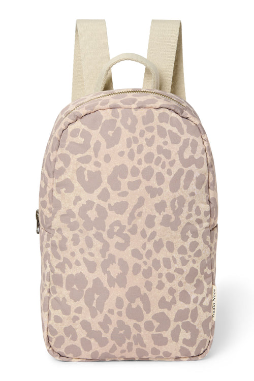 Puffy Mini-Rucksack | Beige Leopard 