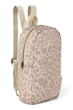 Puffy Mini-Rucksack | Beige Leopard 