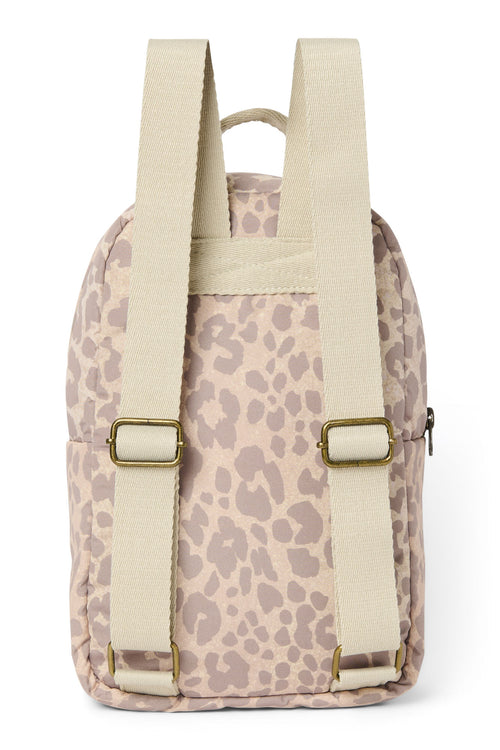 Puffy Mini-Rucksack | Beige Leopard 