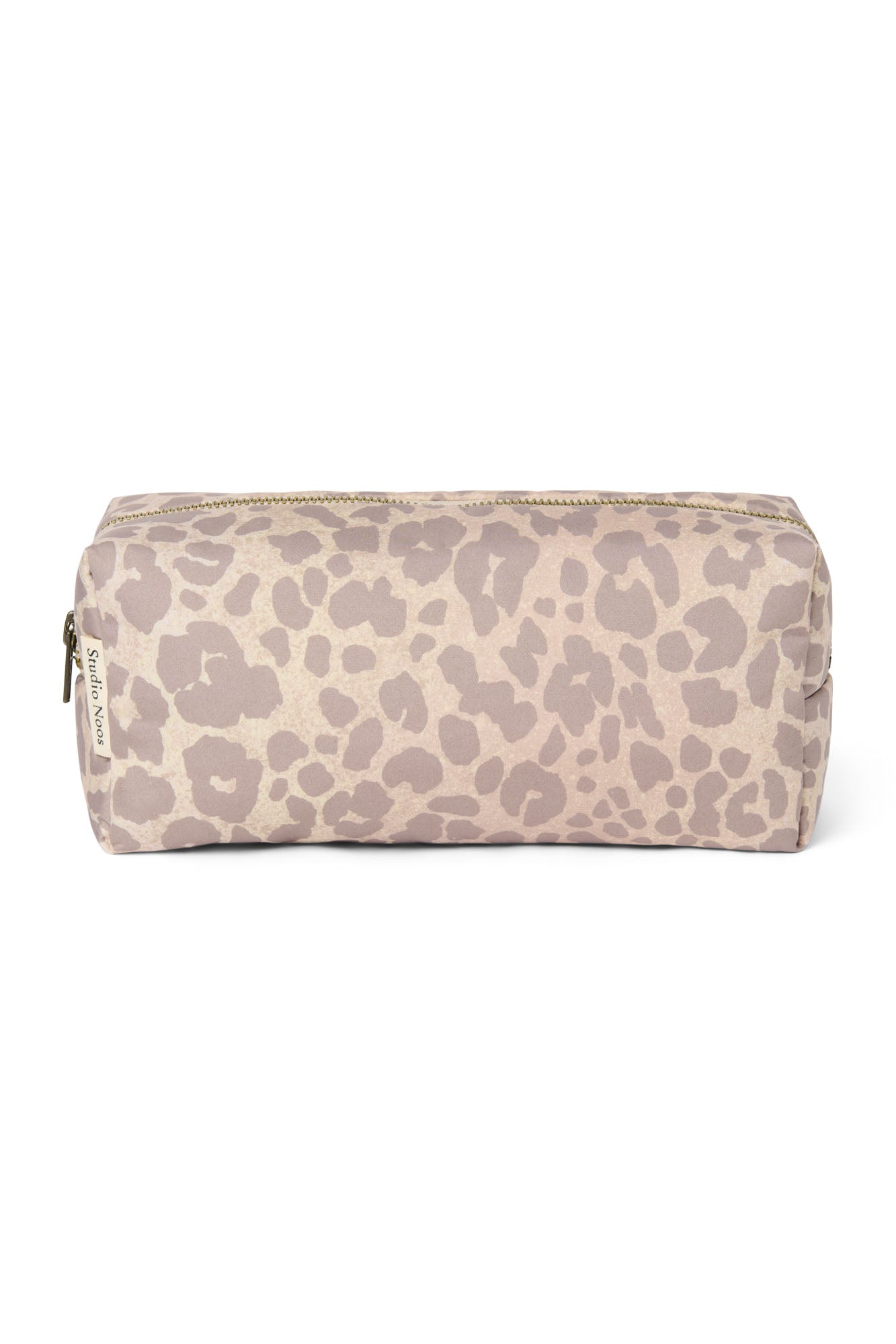 Puffy-Täschchen | Beige Leopard