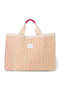 Poplin Striped Strandtasche | Gelbe