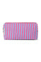 Poplin Striped Täschchen | Rosa