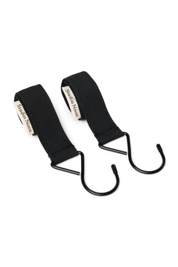 SN Stroller Strap Hooks | Black