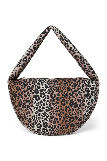 Soft Cotton-Umhängetasche | Hazel Leopard