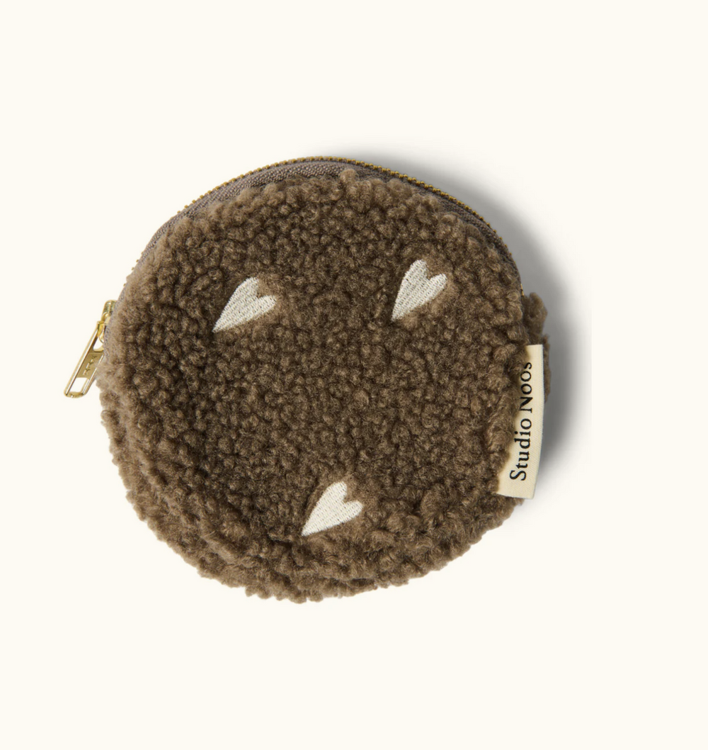 Teddy-Geldbörse | Braun Hearts