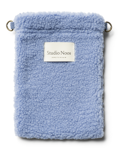 Teddy Phone Bag | Light Blue