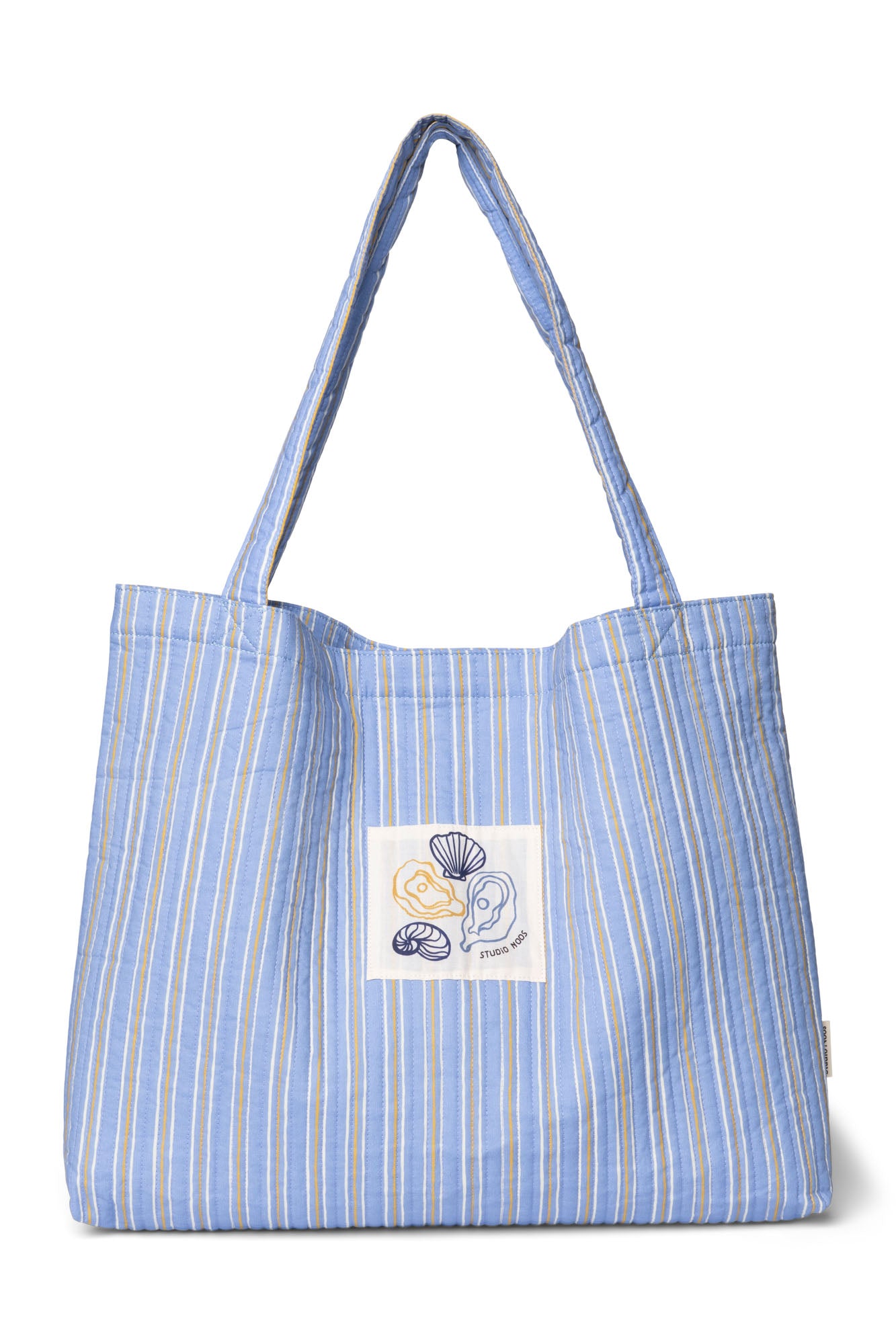 Titane Baumwolle Gestreifte Mom Bag