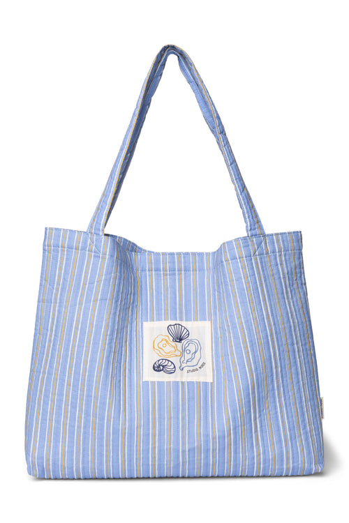 Titane Baumwolle Gestreifte Mom Bag