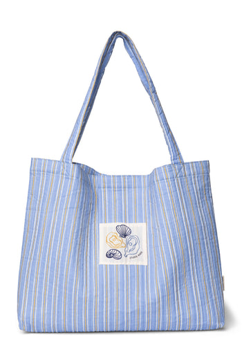 Titane Baumwolle Gestreifte Mom Bag