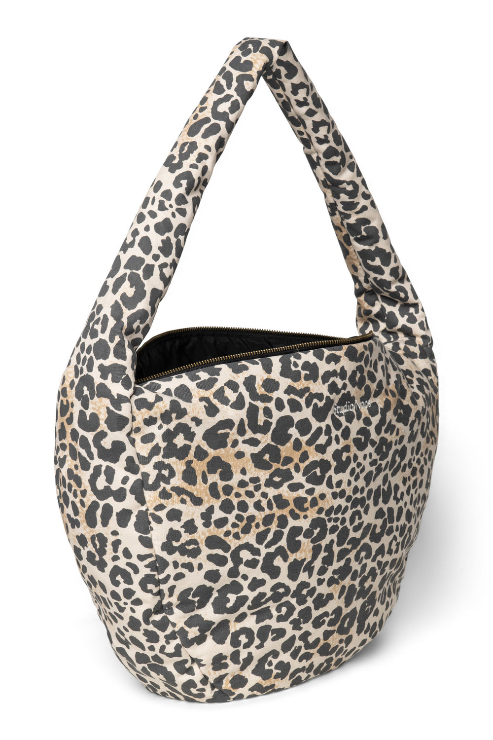 Soft Cotton Leopard Cross Body Bag