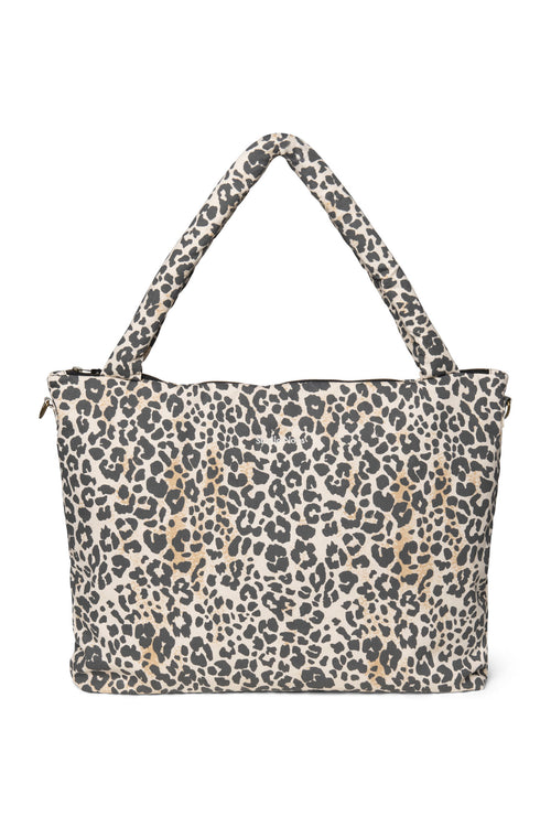 Soft Cotton Diaper Bag | Leopard
