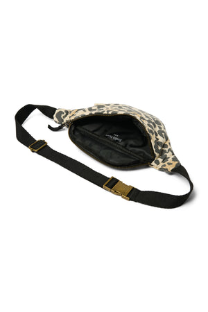 Soft Cotton Mini-Gürteltasche | Leopard